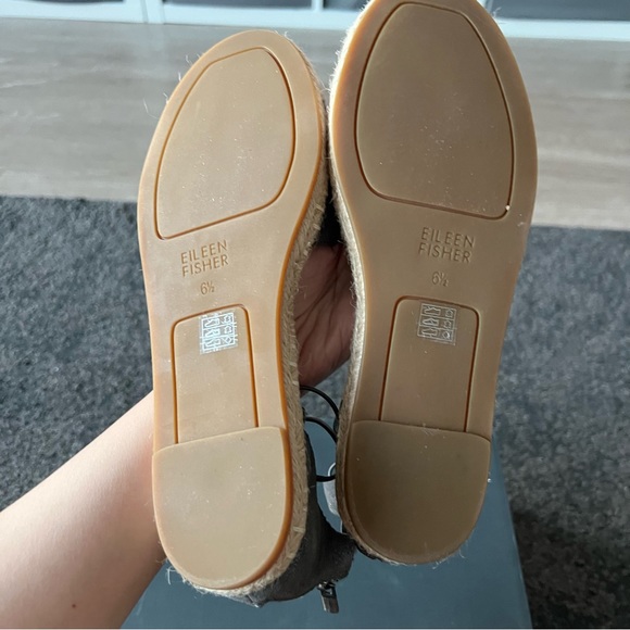 eileen fisher lee metallic espadrilles vacation cottage core - Picture 6 of 9